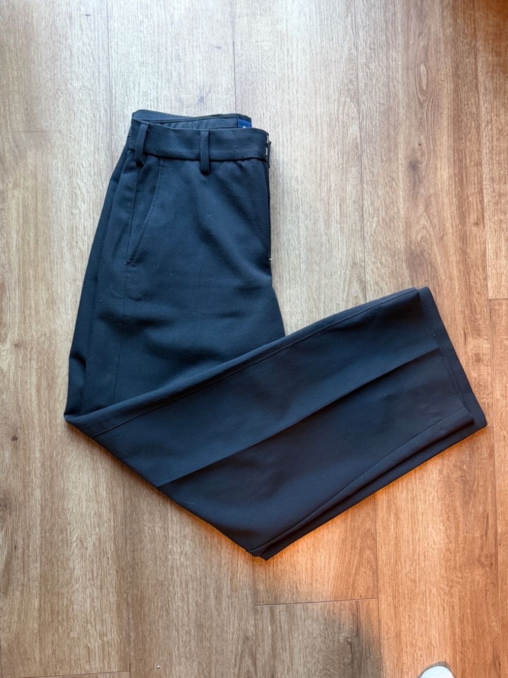 Abercrombie & Fitch Black Men's Pleated Trouser